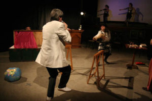 Fred e Fiore in scena