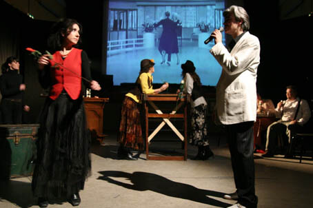 Fred e Fiore in scena