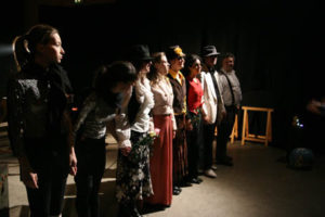 Fred e Fiore in scena